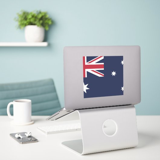 Show off your colors - Australia Aufkleber (Laptop auf Schreibtisch)