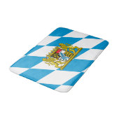 Show off your colors - Bavaria Badematte (Schrägansicht)
