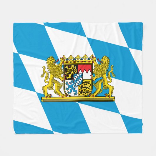 Show off your colors - Bayern/Bavaria Fleecedecke (Vorderseite (Horizontal))