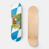Show off your colors - Bayern/Bavaria Skateboard (Vorderseite)