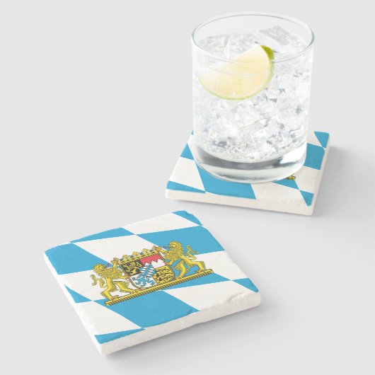 Show off your colors - Bayern/Bavaria Steinuntersetzer (Seitenansicht)