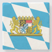 Show off your colors - Bayern/Bavaria Steinuntersetzer (Vorderseite)