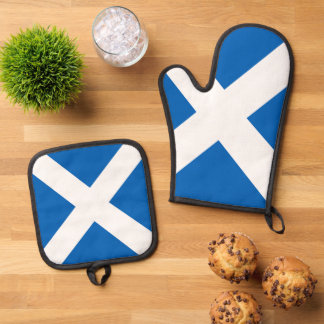 Show off your colors – Scotland Ofenhandschuh & Topflappen-Set