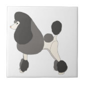 Show Poodle Fliese (Vorderseite)