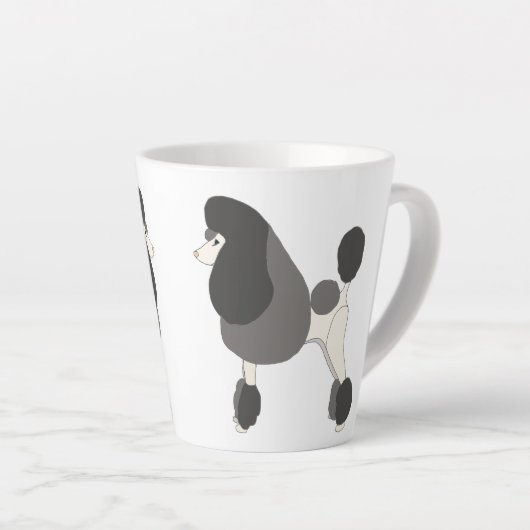Show Poodle Milchtasse (Rechte Ecke)