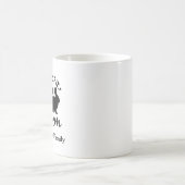 Show Rabbit Custom Name Kaffeetasse (Mittel)