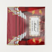  Show Red Carpet  Graduation Backdrop banner Wandteppich (Vorderseite (Horizontal))