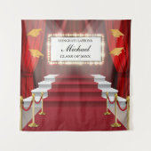  Show Red Carpet  Graduation Backdrop banner Wandteppich (Vorderseite)