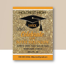 Show stopper Class Reunion invitation post card Feiertagspostkarte