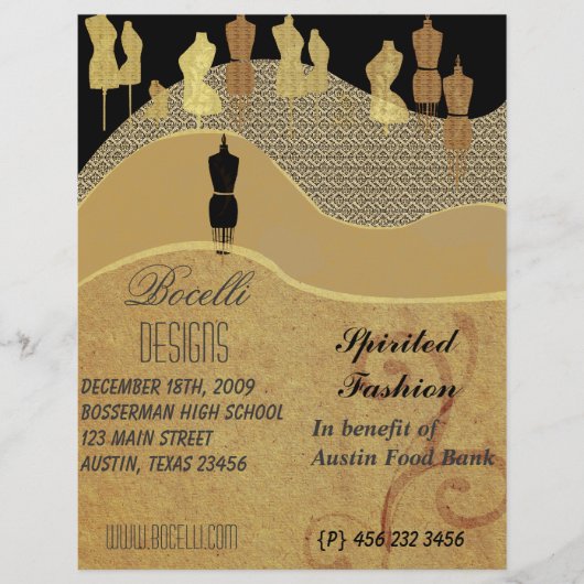 Show & Stylist Fashion Flyer (Vorne)