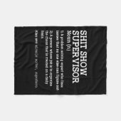 Show Supervisor A Problem Solving Expert Who Fixes Fleecedecke (Vorderseite (Horizontal))