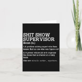 Show Supervisor A Problem Solving Expert Who Fixes Karte (Vorderseite)