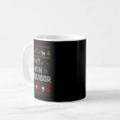 - Show Supervisor Christmas Sweater Funny Ugly Xma Kaffeetasse (Vorderseite Links)