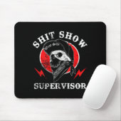 Show Supervisor Cool Boy Skull Sarcastic Work Humo Mousepad (Mit Mouse)