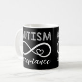 Show support for Autism Acceptance with this advoc Kaffeetasse (Vorderseite Links)