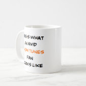 Show-Tunes-Fan, avid Kaffeetasse (Vorderseite Links)