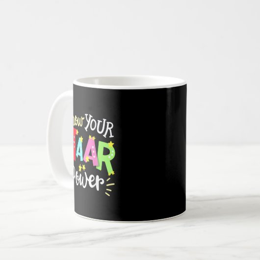 Show Your Staar Wer State Testing Day Exam Student Kaffeetasse (Vorderseite Links)
