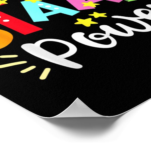 Show Your Staar Wer State Testing Day Exam Student Poster (Ecke)