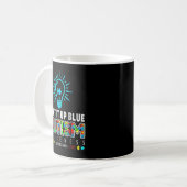 Show your support to autism mom, dad, grandpa, gra kaffeetasse (Vorderseite Links)