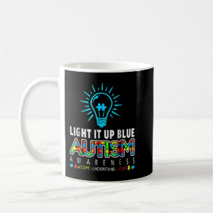 Show your support to autism mom, dad, grandpa, gra kaffeetasse