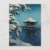 Showa Era, Winter von Tsuchiya Koitsu Postkarte (Vorderseite)