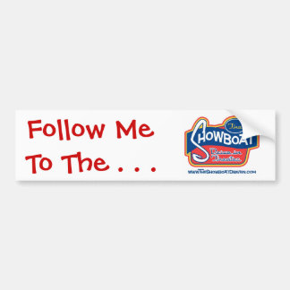 Showboat-Antrieb im Autoaufkleber