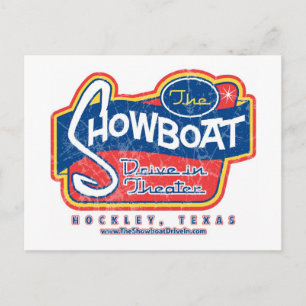 Showboat Drive in Post Card Postkarte