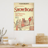 Showboat glauben machen poster (Küche)