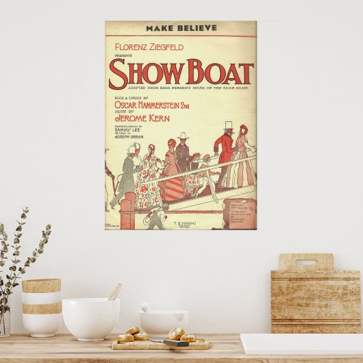 Showboat glauben machen poster (Küche)