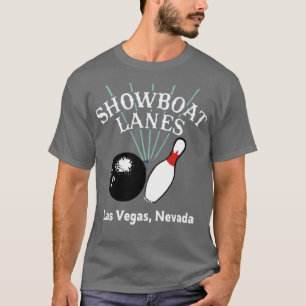 Showboat Lanes - Las Vegas, NV - Vintager Bowling  T-Shirt