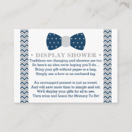 Showcard, Kleiner Mann, Krawatte Bow Begleitkarte