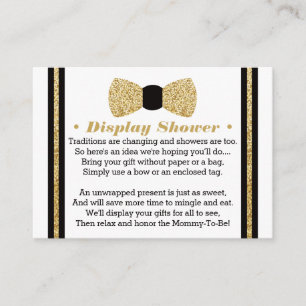 Showcard, Kleiner Mann, Krawatte Bow Begleitkarte