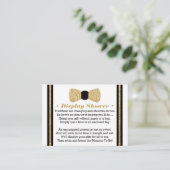 Showcard, Kleiner Mann, Krawatte Bow Begleitkarte (Stehend Vorderseite)