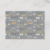 Showcard, Kleiner Mann, Krawatte Bow Begleitkarte (Rückseite)