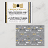 Showcard, Kleiner Mann, Krawatte Bow Begleitkarte (Vorne/Hinten)