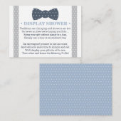 Showcard, Kleiner Mann, Krawatte Bow Begleitkarte (Vorne/Hinten)