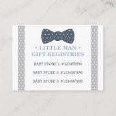 Showcard, Registrierungskarte, Kleiner Mann Begleitkarte (Rückseite)