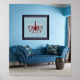 Showcase Art: Gracful Chandelier ~ Drucken Poster