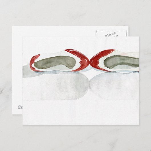 Showcase: Revel in Red Postkarte (Vorne/Hinten)