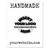 Showcase your creativity with our Handmade Website Gummistempel (Prägung)