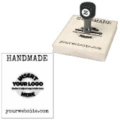 Showcase your creativity with our Handmade Website Gummistempel (Stempel)