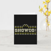 Showco Sound 1970 T Shirt Karte (Gelbe Blume)