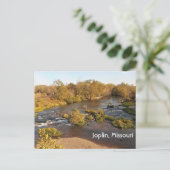 Showcreek bei Joplin Missouri Herbstsaison Postkarte (Stehend Vorderseite)