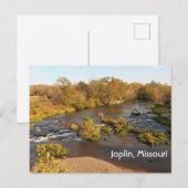 Showcreek bei Joplin Missouri Herbstsaison Postkarte (Vorne/Hinten)