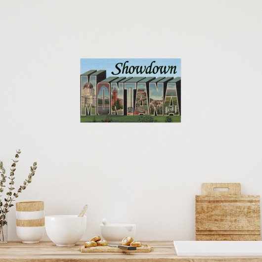 Showdown, Montana Poster (Küche)