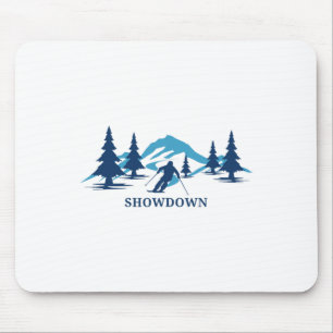 Showdown Montana Skigebiet Skifahren Skifahrer Mousepad