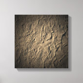 Showdrucke im Sand Leinwanddruck (Vorderseite)