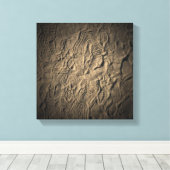 Showdrucke im Sand Leinwanddruck (Insitu (Holzboden))