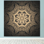 Showdrucke im Sand Mandala Leinwanddruck (Insitu (Holzboden))