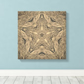 Showdrucke in The Sand Mandala 2 Leinwanddruck (Insitu (Holzboden))